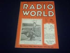 1922 MAY 20 RADIO WORLD MAGAZINE   WIRELESS   II 1405  