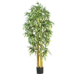  Real Looking 6 Biggy Style Bamboo Silk Tree Green Colors 