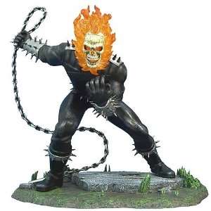  Marvel Diecast Ghost Rider Mini Scale Statue: Toys & Games