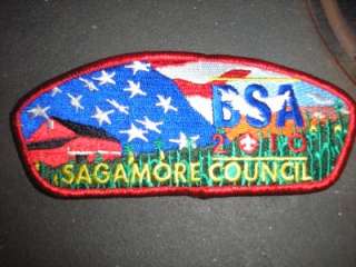 BSA BOY SCOUTS OF AMERICA 2010 SAGAMORE COUNCIL PATCH  
