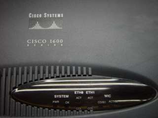 Cisco Systems 1600 Series Router 10 BASE T AUI 1605 R  