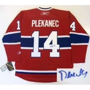   Tomas Plekanec Montreal Canadiens Signed Jersey Rbk 