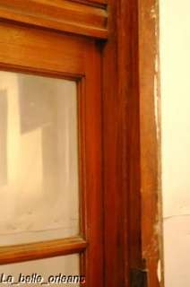 SALE FINE WINDOW/DOOR WITH TRANSOM AND ORIGINAL FRAME  