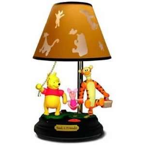   Disneys Lamp Pooh and Friends Talking Animated Lamp
