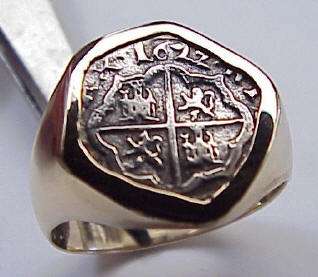 Atocha 14K Solid Gold Ring Key West Pirate Mel Fisher  