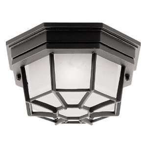  Livex 7509 Outdoor Ceiling Light   5H in. Black: Home 