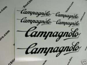 Set CAMPAGNOLO Bikes Frame Decal Stickers Bicycle 17G  