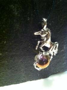 Haunted Unicorn Pendant Blissful Energy Magical Spirit  