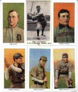 T206 Hall of Fame Reprint MLB Set  Wagner LaJoie Young  
