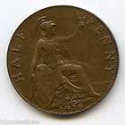1827 GREAT BRITAIN 1 2 PENNY XF  