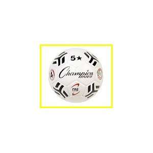 Champion Sports 5 Star Hand Stitched Pattern Pro Laminated Soccer ball 