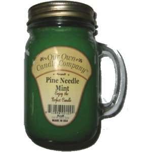   Needle Mint 13oz 100 Burning Time Mason Jar candle: Everything Else