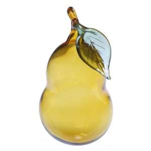  Blown Glass Pear Ornament: Home & Kitchen