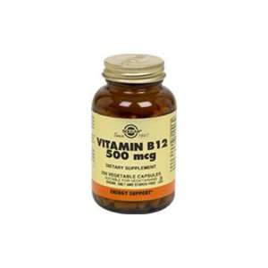 Vitamin B12 500 mcg   Helps maintain the functioning of all body cells 