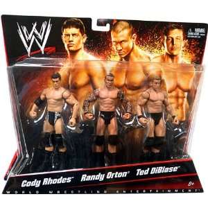   Action Figure 3Pack Cody Rhodes, Randy Orton Ted DiBiase Toys & Games