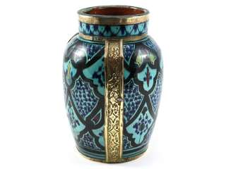 very attractive early 20th century moroccan safi pottery vase with 