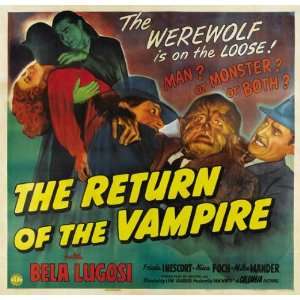  The Return of the Vampire Poster 20x20 Bela Lugosi Frieda 