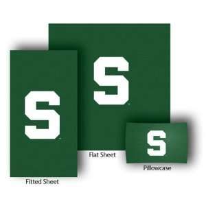   Michigan State Spartans NCAA Sheet Set (Twin/Twin XL): Sports