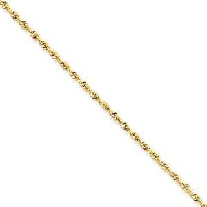  14k 1.84mm D/C Quadruple Rope Chain Jewelry