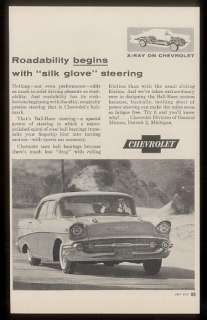 1957 Chevrolet Bel Air sedan car photo ad  