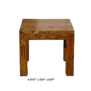  Simple Rectangular Thick Raw Wood Stool Table Ass754: Home 