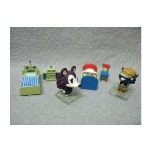 Animal Crossing Mini Figure and Furniture Play Set Shunk Labelle