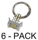 Aluminum Track Tiedown Fitting 4000 lb Tiedowns 6 pack