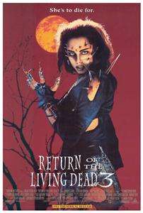 Return of the Living Dead 3 (1993) 27 x 40 Movie Poster, Mindy Clarke 