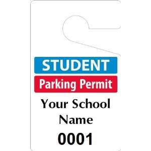  Plastic ToughTags for Student Parking Permits ToughTag, 3 