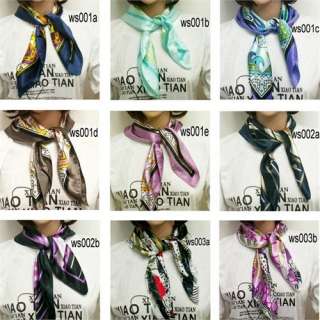 Brand New ployester little square neckwear neck scarf scarves shawl 