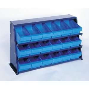  Bench Pick Rack Storage Systems with Euro Bins Bin Color 