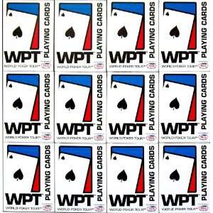  12 Pack of World Poker Tour Deck of Cards   12 DECKS 