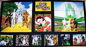  of Oz Pillow Panel Fabric Follow the Yellow Brick Road .63 Yd L  