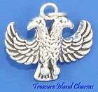 TWO HEADED EAGLE / PHOENIX 3D .925 Solid Sterling Silve