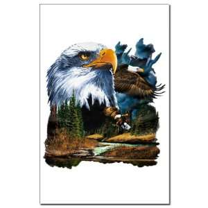  Mini Poster Print US American Pride Bald Eagle Collage 
