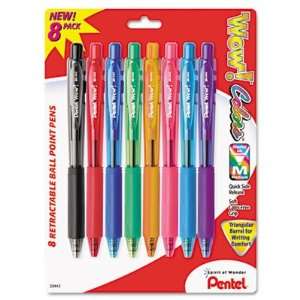  WOW! Retractable Ballpoint Pen Med Pt Assorted Case Pack 4 