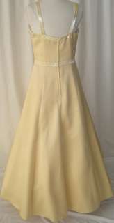 Long Yellow XL Dress Pageant Party Ball Gown Bridesmaid  