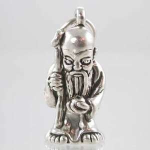  Three Dimensional Asian Shaulou or Ancient Old Man Charm 