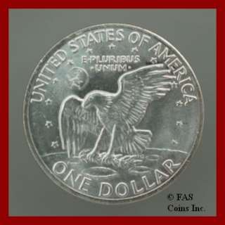 1971 S BU Silver Eisenhower Dollar US Coin Q0  