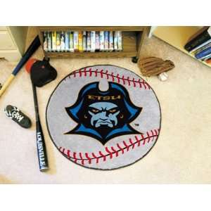 East Tennessee State University Baseball Rug:  Sports 