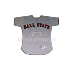   11 Game Used Ball State McAuliffe Baseball Jersey