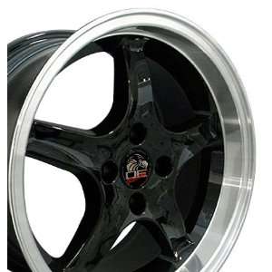 Cobra R 4 Lug Deep Dish Style Wheel with Machined Lip Fits Mustang (R 