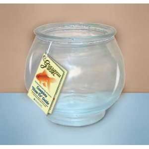  Round Footed Bowl For Fish   1/2 Gallon   Clear Pet 