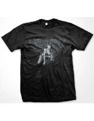 Live To Ride Motorcycle Pin up Mens T shirt, Winged Tattoo Style 
