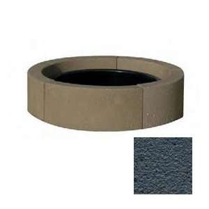   Dia. Concrete Fire Ring, Weather Stone Charcoal: Patio, Lawn & Garden