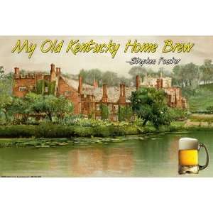  My Old Kentuck Home Brew 24X36 Canvas Giclee