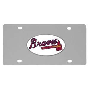  Atlanta Braves MLB License/Logo Plate Sports & Outdoors