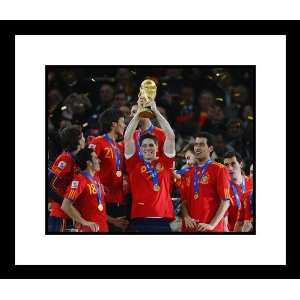  Fernando Torres (Spain) 2010 at World Cup Trophy Framed 