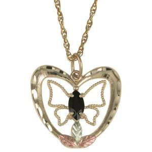  Butterfly Heart Necklace and Earrings Jewelry Set Jewelry
