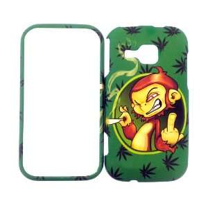   POT SMOKING MONKEY FLIP OFF HARD COVER CASE Cell Phones & Accessories